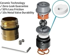 RP50587 Single Handle Compatible with Delta Repair Kit