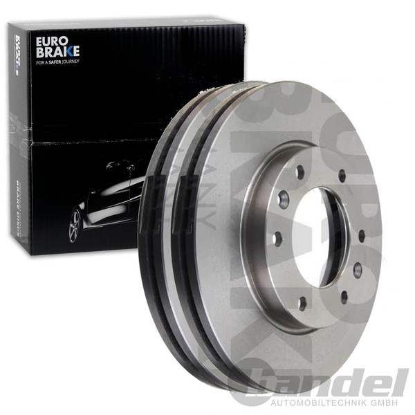 2X Eurobrake Bremsscheiben 300Mm BelÜFtet Vorne Passend FÜR Hyundai H-1 |-image