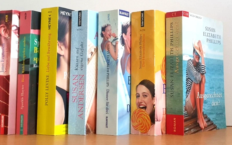 BUCHPAKET+Romantik+7 BÜCHER+SUSAN ELIZABETH PHILLIPS+SUSAN ANDERSEN+TB+BUNDLE - Bild 1 von 4