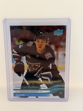 2025-26 Upper Deck Series 2 Martin Fehervary #442 Blue Deluxe 219/250