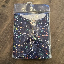 Gap Kids Size 8 Pajamas 2-piece Short Sleeve And Pants NWT Paint Splatter