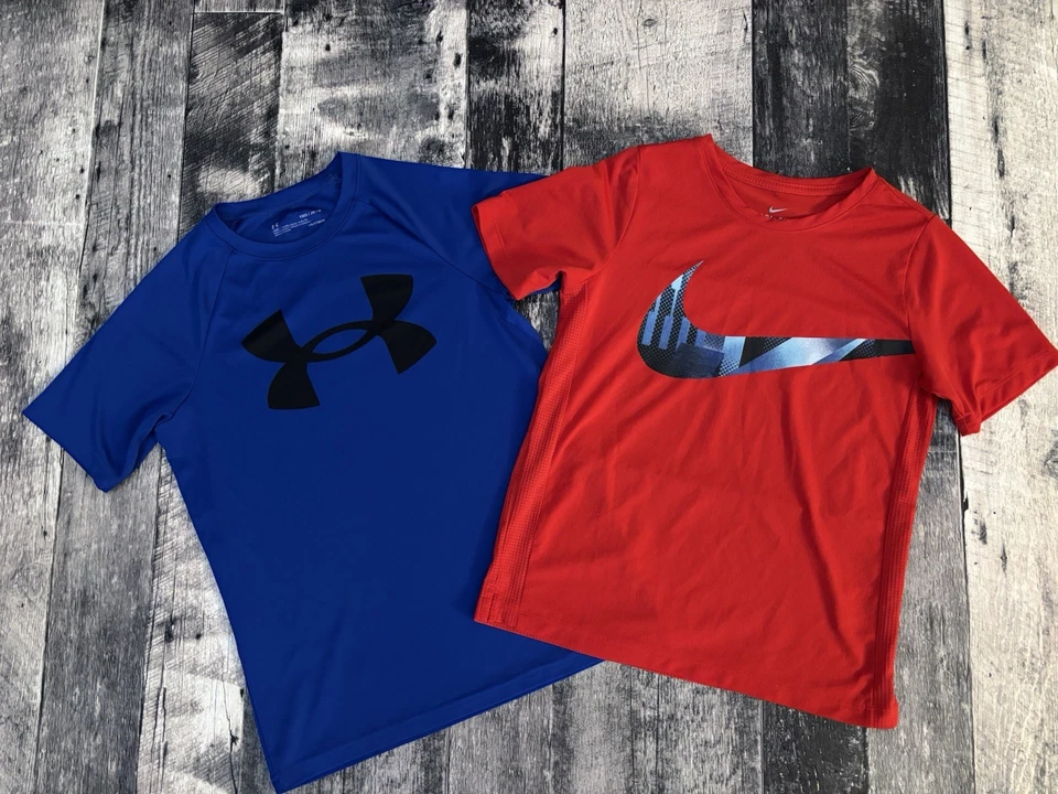 Nike Jordan Under Armour Boys Lot/6 Shirts Tops Size M Medium 10/12 - Image 4 of 4