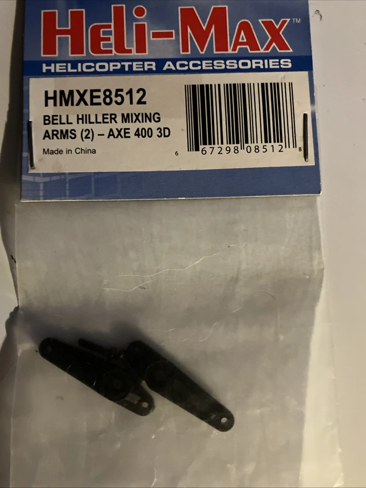 LOT OF HELIMAX AXE 400 3D PART #S HMXE8826 BEARING SET MIXING ARMS & HMXE8512 BE - Image 3 of 4