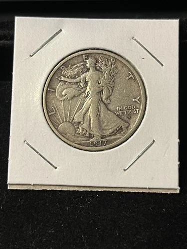 Photo of a 1917-D Walking Liberty Half Dollar from an eBay listing that sold on Jul 21, 2026