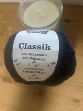Handarbeiten Wolle Rödel Classic Marine 50 Gr. 50% Schurwolle