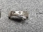 GRANDMA GRABE'S BEAUTIFUL VINTAGE 925 STERLING SILVER CZ 3.69G RING SIZE 5