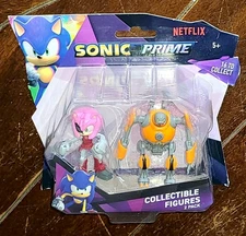 Netflix 2pk Sonic Prime: RUSTY ROSE & EGGFORCER 2.5" Collectible Figures!