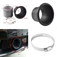 Eurowagens FrontstoßStange Turbo Lufteinlass-Rohr Trichter Set Carbon Fiber