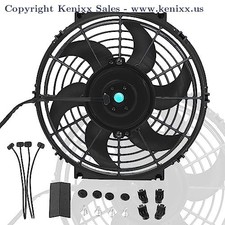 10" inch Universal Slim Fan Push Pull Electric Radiator Cooling Fan 10 inch