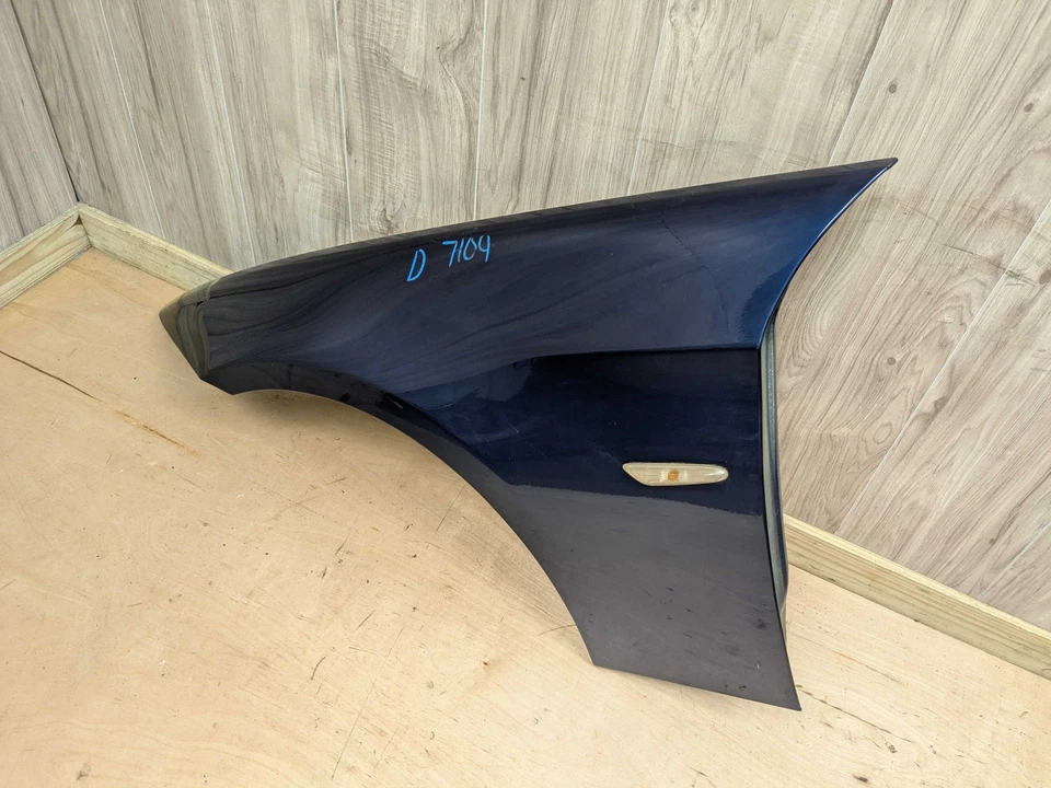 06-11 OEM BMW E90 328 335 Sedan Left Driver Side Fender Panel Blue A76 Foto 3 de 4
