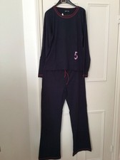 NEVY BLUE WOMEN LADIES 2 PIECE NIGHTWEAR PYJAMAS DAYWEAR NO:18