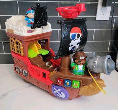 VTech Treasure Seekers Pirate Ship Boat Fold Out Playset Complete Tested