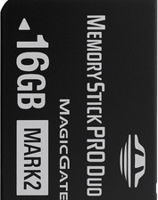 Original 16GB Memory Stick Pro Duo MARK2 - Compatible with PSP1000/2000/3000, DS