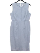 Darling London A-Line Midi Dress UK12 in Blue