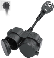 Doppelstecker FüR Steckdose, Doppelsteckdose AußEn VerläNgerungskabel Doppelstec