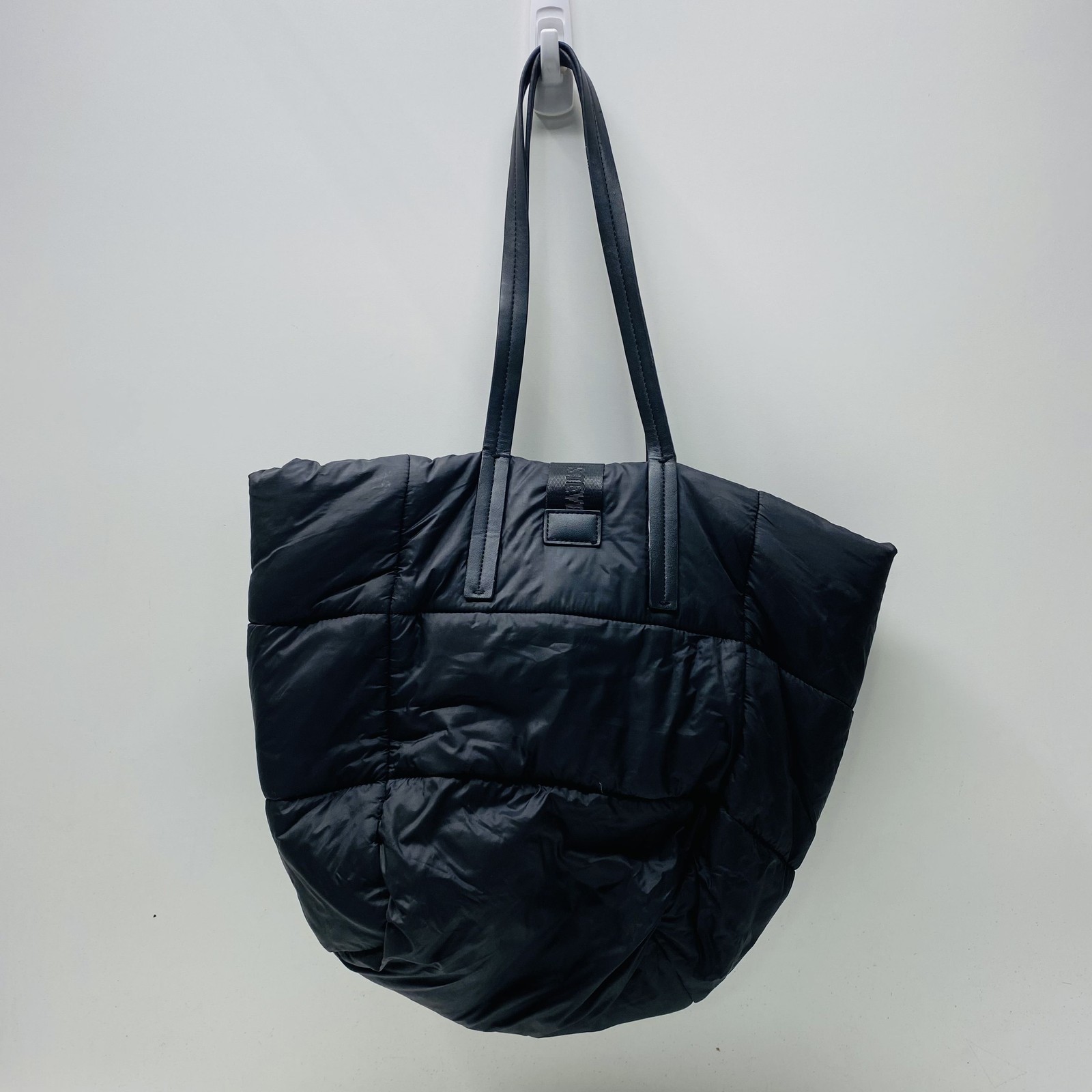 Steve Madden Black Solid Nylon Large Double Handl… - image 2