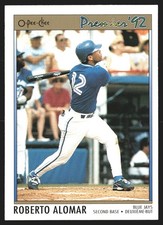 Roberto Alomar 1992 O-Pee-Chee Premier #130 Toronto Blue Jays