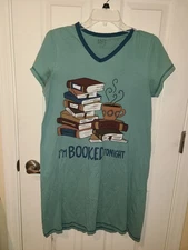 Lazy One "I'm Booked Tonight" Nightgown - SZ. S/M