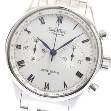 Orologio Uomo Automatico PaulPicot Gentleman 42 4109 Cronografo Quadrante Nero_879301