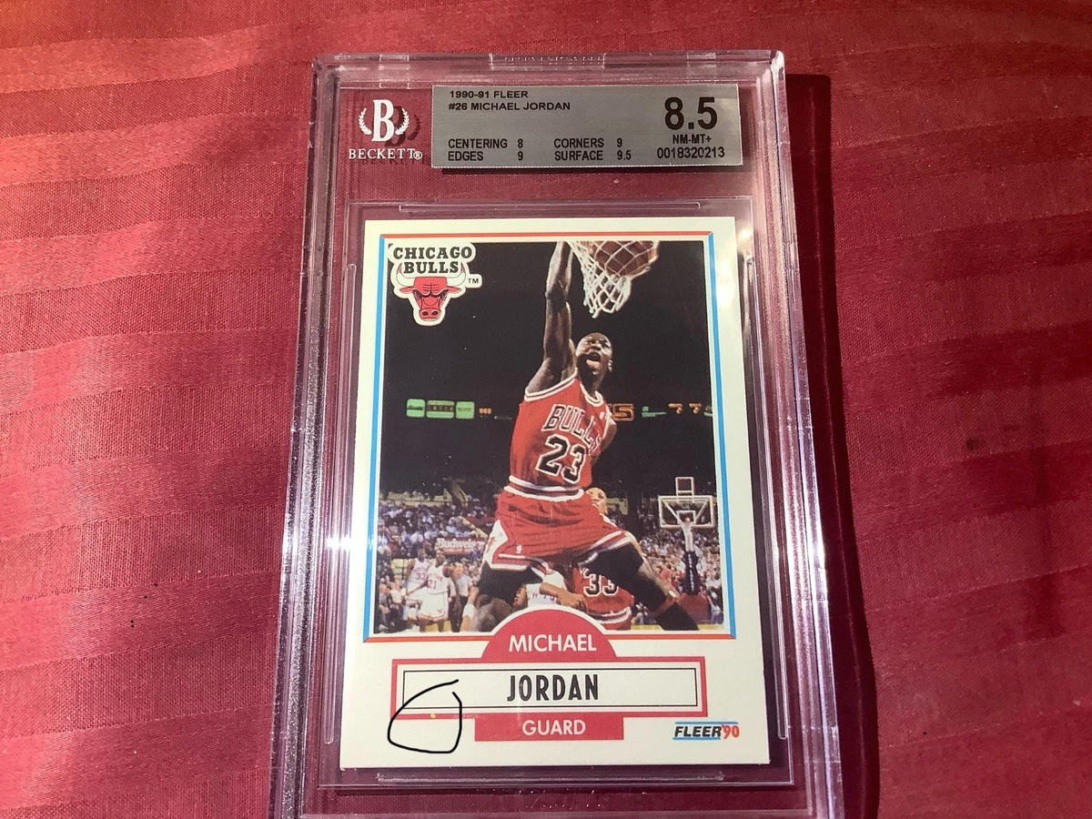 Michael Jordan 8.5 Graded Basketball 1990-91 Season Sports Trading