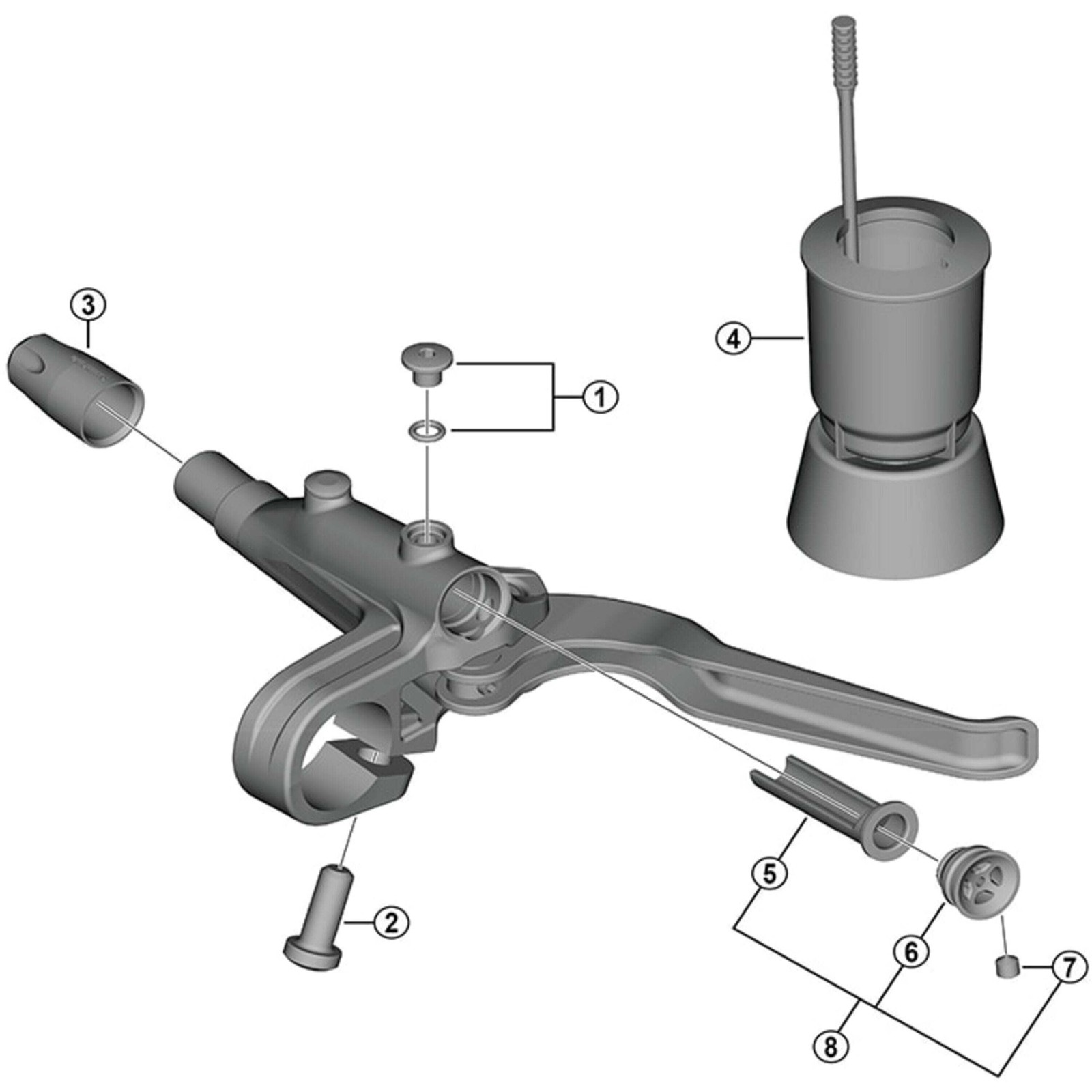 Shimano Spares BL-M6000 bleed screw and O-ring