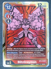 BlitzGreymon BT3-018 SR Digimon Cards Promo #JB