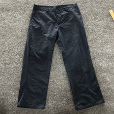 Dickies Pants Mens Size 38x30 Navy Blue Straight Leg Twill Workwear Utility