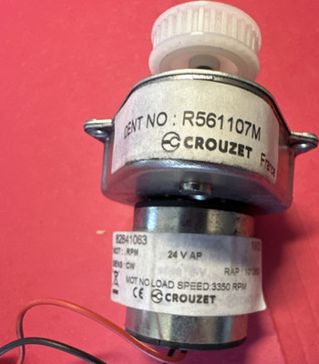 Crouzet 82841063 R561107M DC Motor 24V Nominal Rated Input Voltage 3350 RPM