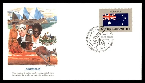 Mayfairstamps United nations FDC 1984 Australia appreciation First Day Cover aaw