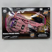 RealTree Girl Pistol Crossbow Set - Up to 40ft Launch Featuring LED Scope - New