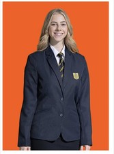 Girls School Blazer Jacket Black / Navy Various Sizes Performa Eco