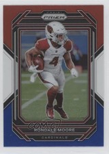 2022 Panini Prizm Red White & Blue Prizm Rondale Moore #4 n1u