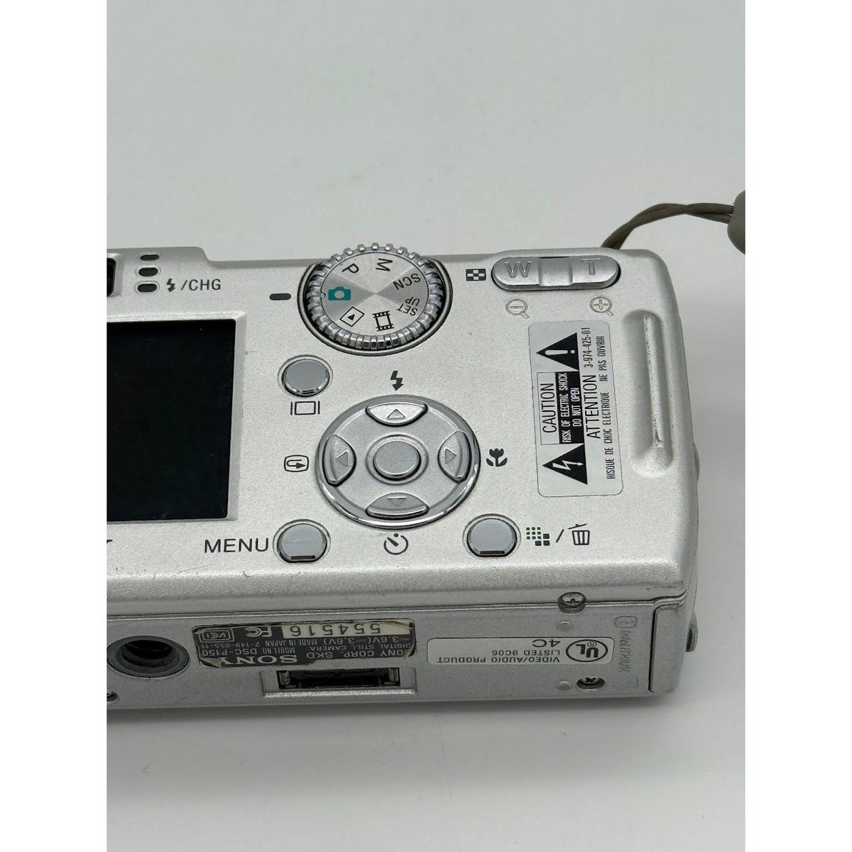 Sony Cyber-shot DSC-P150 adatlap, vélemények