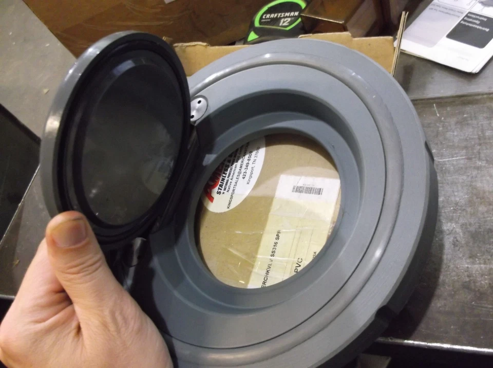 NIB GEORG FISCHER 161.369.070 WAFER CHECK VALVE PVC 6" (849) - Image 4 of 4