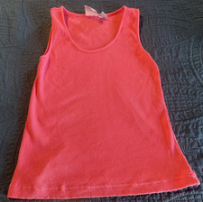 VTG 1990s Outside Interests Women  s Pink Tank Top Large Ribbed