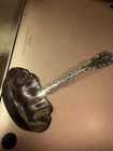 Louis VI Sterling Silver Sauce Ladle, Monogram, Whiting Gorham
