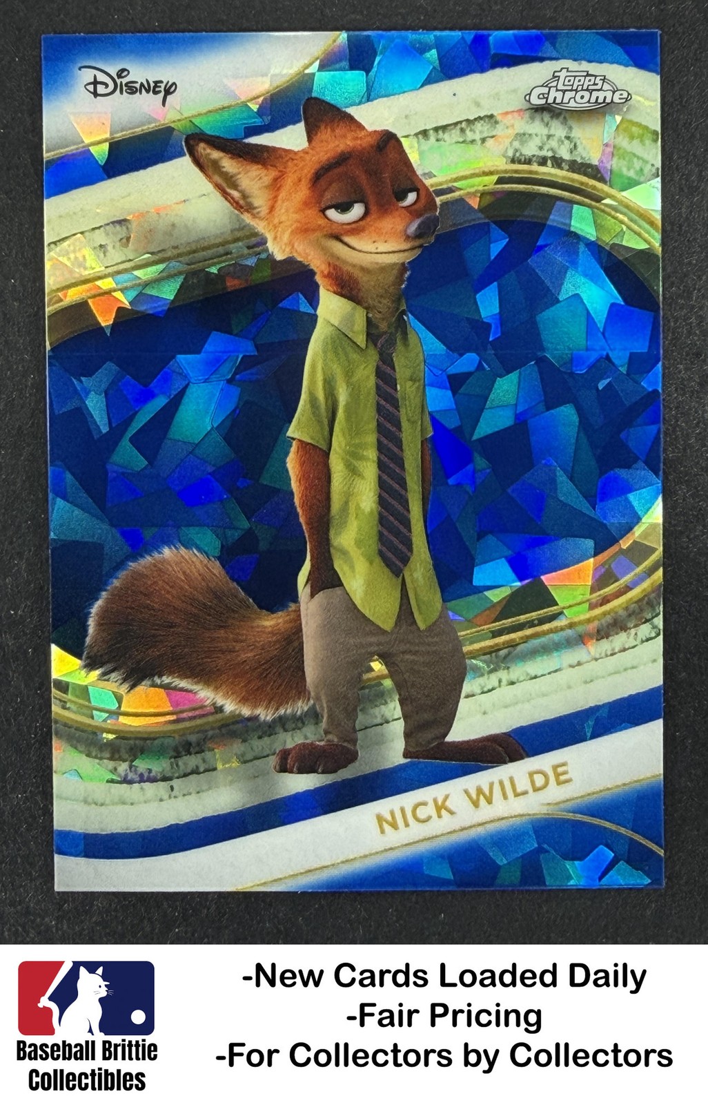 Nick Wilde 2025 Topps Chrome Disney #167 Base Price Guide - Sports