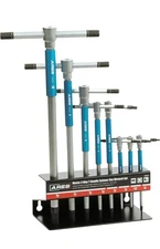 ARES Tools 8 Piece Metric Sliding T-Handle Hex Key Wrench Set - W/  44001