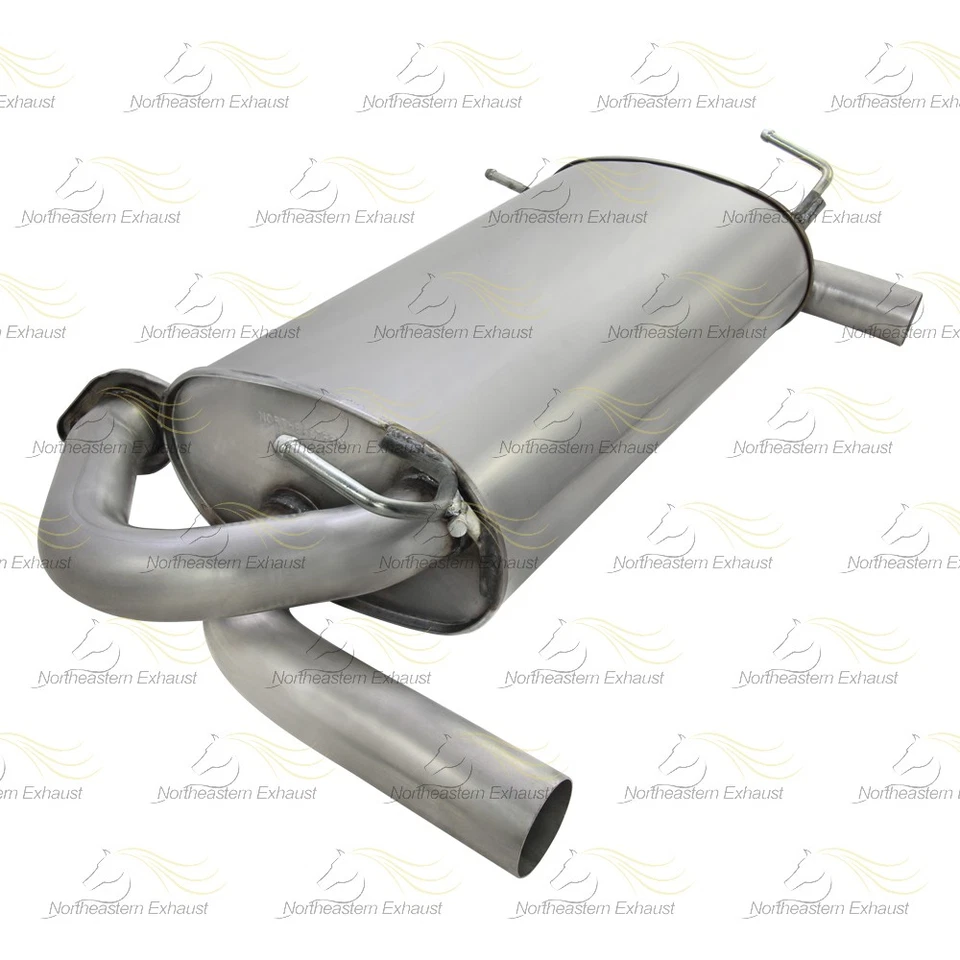 Stainless Steel Exhaust Muffler with Tips Fits: 2003-2008 Infiniti FX35 3.5L - Image 3 of 4