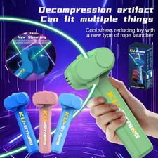 Lasso String Shooter Loop Toy Handheld Zip Rope Launcher Propeller NEW