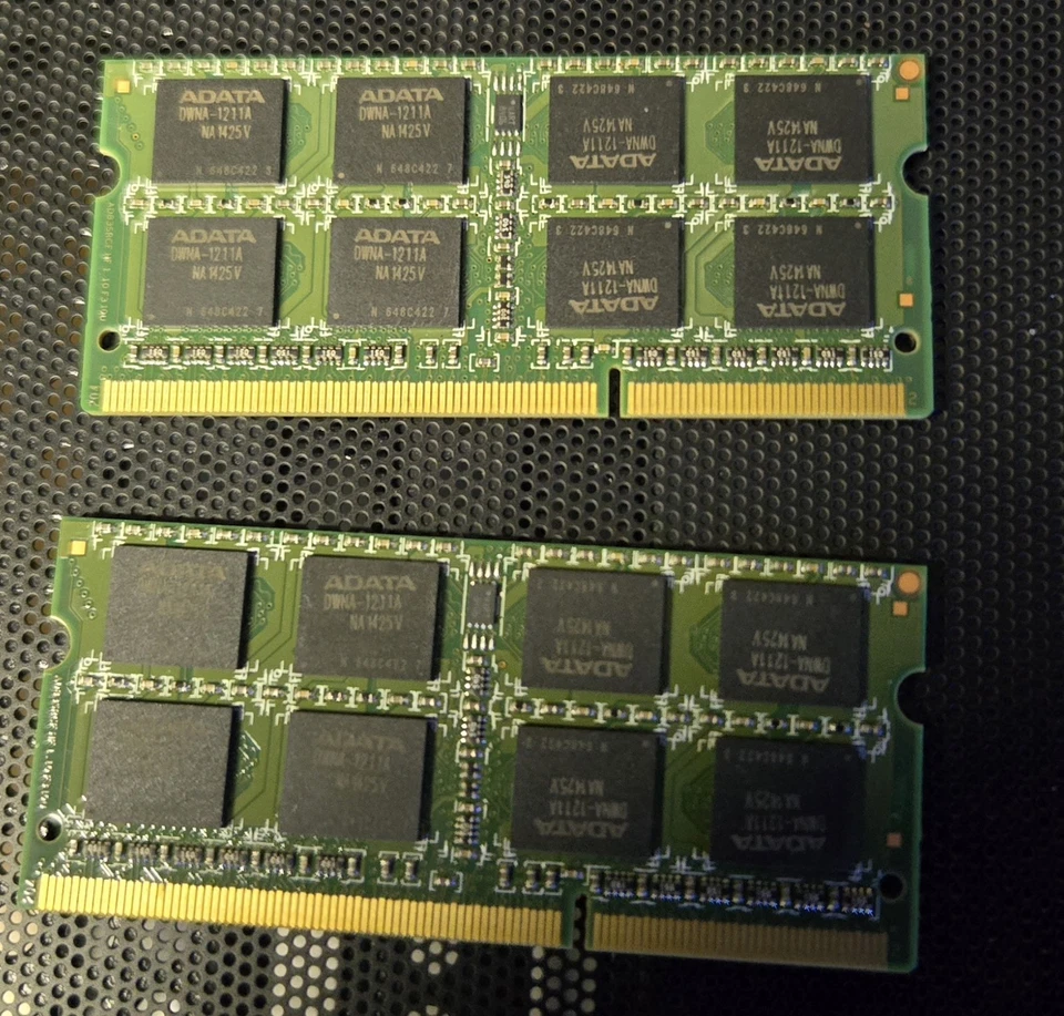 PAIR Of ADATA 8GB 2Rx8 DDR3L Laptop RAM Memory PC3L-12800S 2x8GB=16GB(2 Modules) - Image 2 of 2
