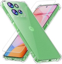 Case for Motorola Moto G Power 2025 Case 5G with Tempered Glass Screen Protector