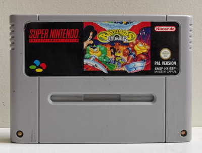 Battletoads in Battlemaniacs SNES Super Nintendo Spielmodul Pal DE
