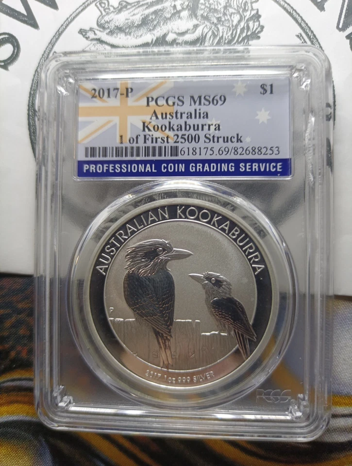 2017 Australian Kuckaburra MS69 First 2500 Struck ED118 - Image 2 of 3
