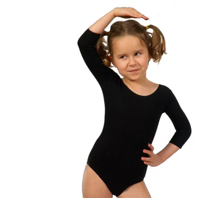 SHEPA Mädchen Kinder Gymnastikanzug Ballettanzug Trikot Turnanzug Ballettbody Tanzen