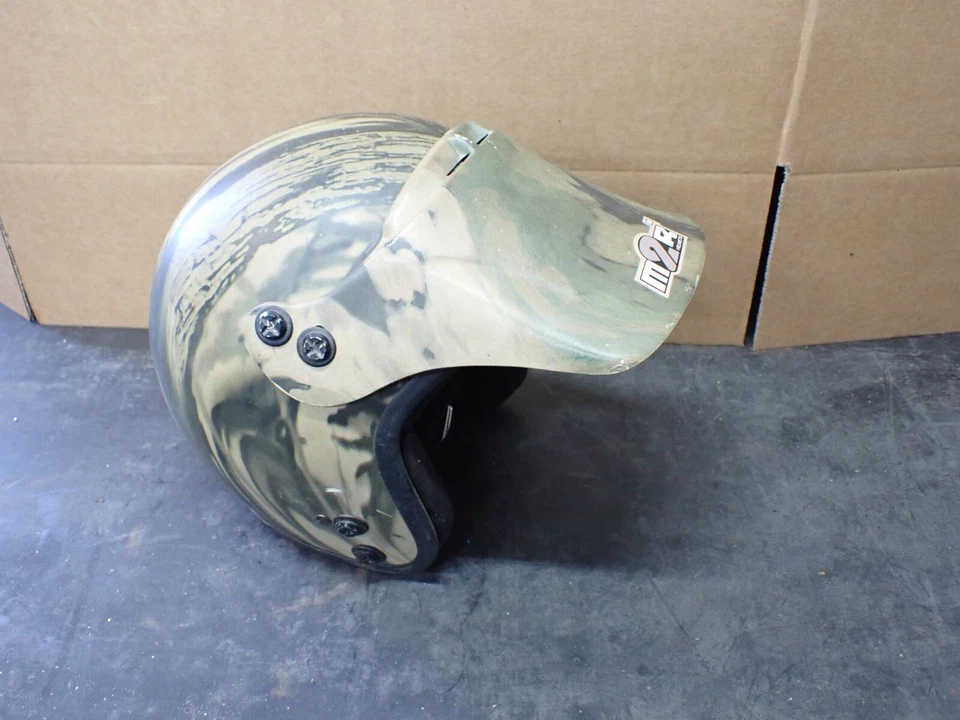 M2r Full Face Helmet Motorcycle Dirt Bike Scooter Helmet Medium Camo - Image 4 of 4