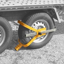 Radkralle Parkkralle Wegfahrsperre z.B f&uuml;r Anh&auml;nger mit 13 / 14 / 15 Zoll Reifen