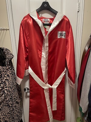 Supreme Everlast Satin Hooded Boxing Robe - Red New With Tags