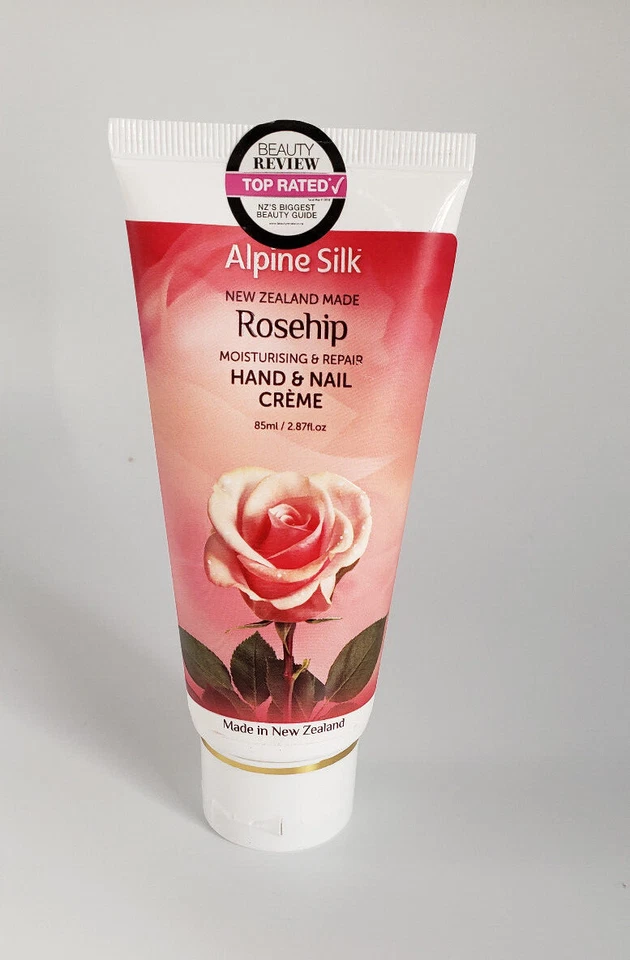 Jabón rosa mosqueta de seda alpina + crema hidratante y reparadora de manos y uñas Nueva Zelanda Foto 2 de 4