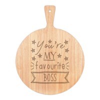 You're Mein Favorit Boss Stars Pizza Brett Paddel Holz Lustig Best